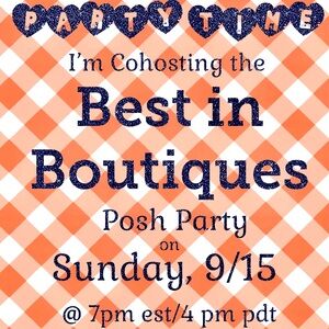 L👀king for host picks for the Best in Boutiques Party on 9/15 @ 7pm est.